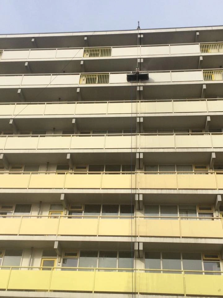 flat gevel reinigen