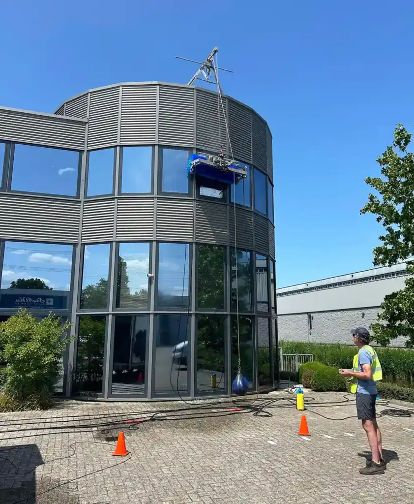 Kantoor gevels reinigen